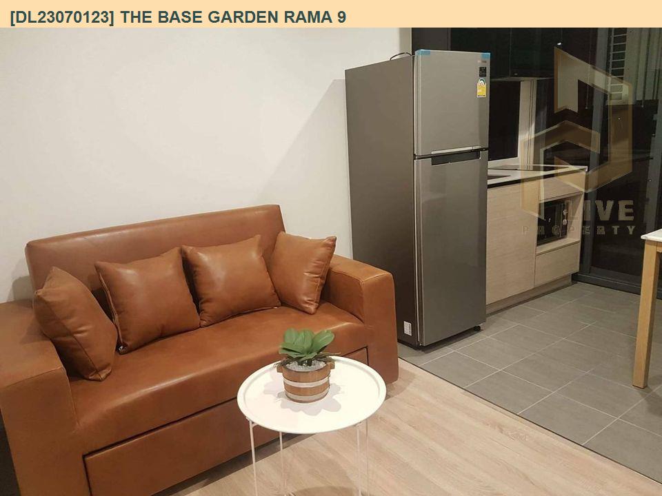 DL23070123 Condo for rent, The Base Garden Rama 9  near สายสีส้ม, ready to move in, call urgently 0656133192 LineID @514zxdkc