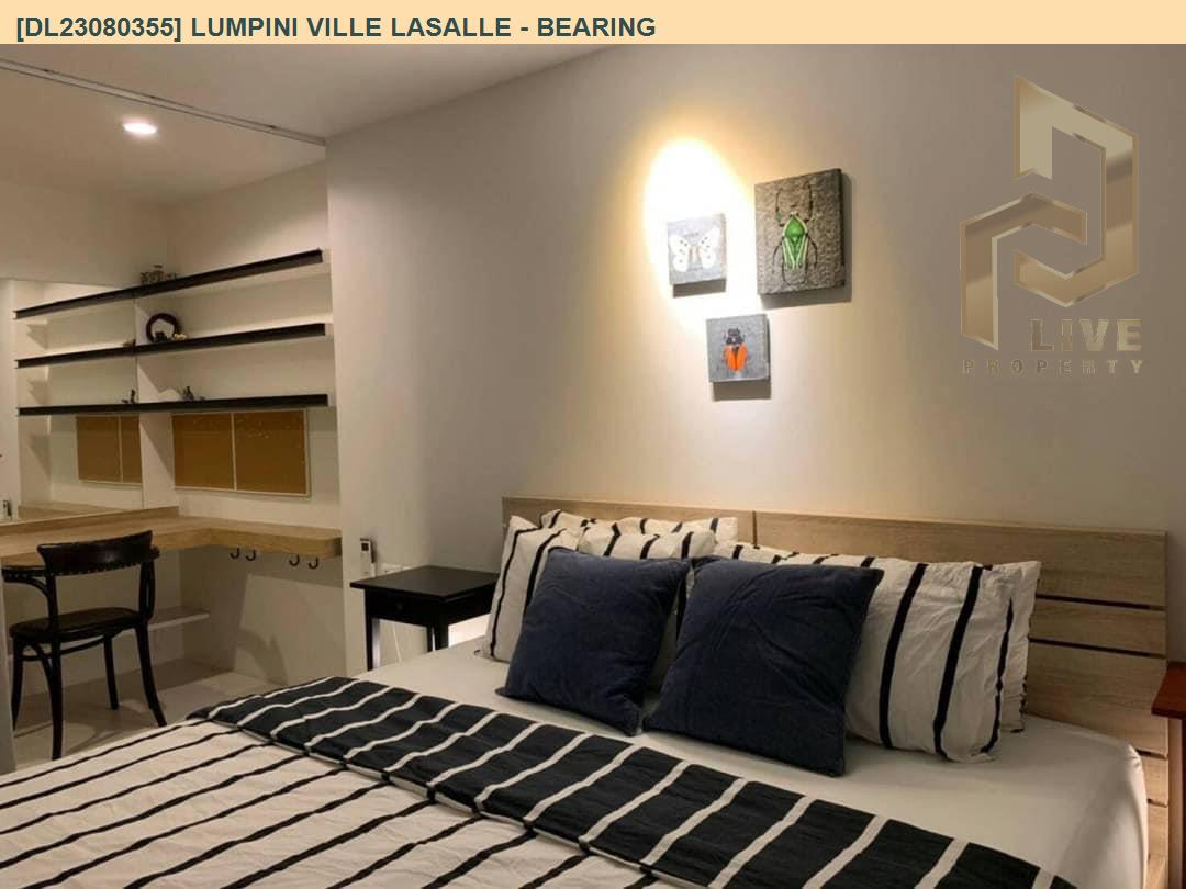 DL23080355 Condo for rent, Lumpini Ville Lasalle - Bearing near BTS Bearing, ready to move in, call urgently 0616298946 LineID @534wlwof