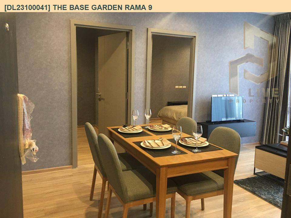 DL23100041 Condo for rent, The Base Garden Rama 9  near สายสีส้ม, ready to move in, call urgently 0659984551 LineID @257sxzzu